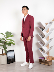 Áo Vest NAZAFU Đỏ Đô AV1113