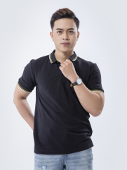 Áo Thun Polo AT840 Màu Đen