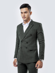 Áo Vest NAZAFU Carô Đen AV1139