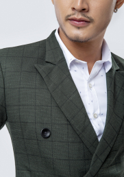 Áo Vest NAZAFU Carô Đen AV1139