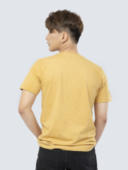 Áo Thun Regular Thêu Túi Ngực AT846 Màu Vàng