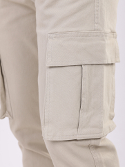 Quần Jogger Túi Hộp J11 Màu Kem