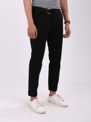 Quần Kaki Lưng Thun QK182 Màu Đen