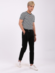 Quần Kaki Lưng Thun QK182 Màu Đen