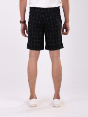 Quần Short Caro Dây Thắt Lưng Caro QS199 Màu Đen