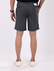 Quần Short Caro Dây Thắt Lưng Caro QS199 Màu Xám