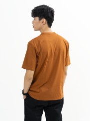 Áo Thun Trơn Căn Bản Form Regular AT017 Màu Bò