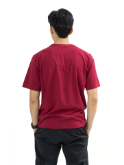 Áo Thun Trơn Căn Bản Form Regular AT017 Màu Đỏ