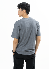 Áo Thun Trơn Căn Bản Form Regular AT017 Màu Xám Chuột