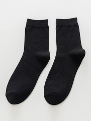 Vớ Dài Trơn VO009 Màu Đen