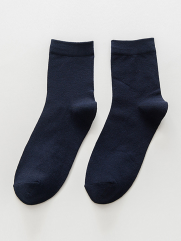 Vớ Dài Trơn VO009 Màu Xanh Đen