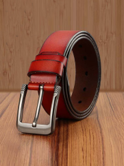 Thắt Lưng Khóa Đầu Kim TL042 Màu Cam