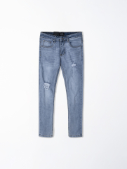 Quần Jean Rách QJ026 Màu Xanh