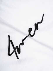 Áo Thun Regular 4Men Signature 065 Màu Trắng