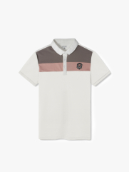 Áo Polo Slimfit Lion Face PO054 Màu Trắng