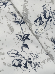 Áo Sơ Mi Họa Tiết Bông ASM063