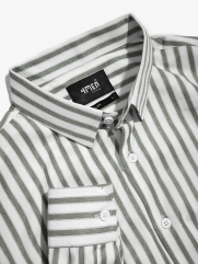 Áo Sơ Mi Sọc ASM067 Màu Đen