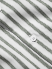 Áo Sơ Mi Sọc ASM067 Màu Đen