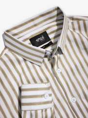 Áo Sơ Mi Sọc ASM067 Màu Vàng