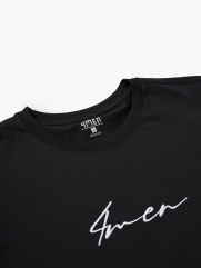 Áo Thun Regular 4Men Signature 065 Màu Đen