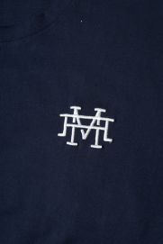 Áo Thun Regular Thêu AT072 Màu Xanh Đen