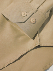 Áo Sơ Mi Trơn Tay Dài SM088 Màu Be