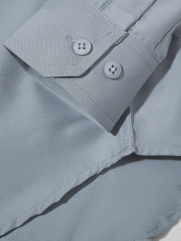 Áo Sơ Mi Trơn Tay Dài SM088 Màu Xám