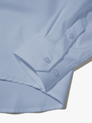 Áo Sơ Mi Trơn Tay Dài SM088 Màu Xanh Biển