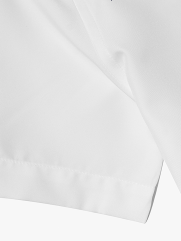 Áo Sơ Mi Tay Ngắn Trơn SM087 Màu Trắng Kem