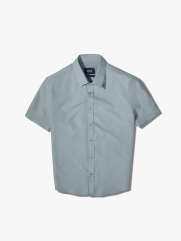 Áo Sơ Mi Tay Ngắn Trơn SM087 Màu Xám