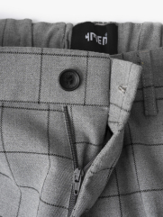 Quần Tây Slimfit Lưng Thun QT038 Màu Xám Đậm