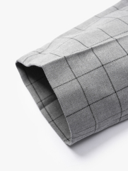 Quần Tây Slimfit Lưng Thun QT038 Màu Xám Đậm