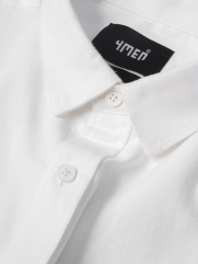 Áo Sơ Mi Regular Oxford SM105 Màu Trắng Kem