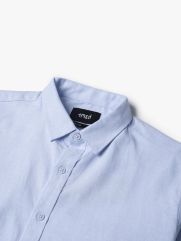 Áo Sơ Mi Regular Oxford SM105 Màu Xanh