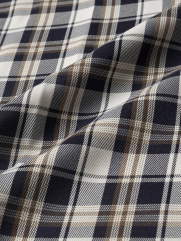 Áo Sơ Mi Regular Caro 2 Túi SM103 Màu Xanh