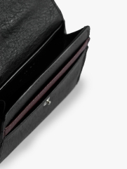 Ví Da Dáng Ngang BV030 Màu Đen