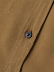 Áo Sơ Mi Regular Túi Mổ SM117 Màu Bò