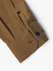 Áo Sơ Mi Regular Túi Mổ SM117 Màu Bò