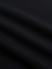 Áo Sơ Mi Regular Gập Viền SM119 Màu Đen