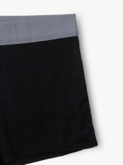 Quần boxer lưng xám QL059 Màu Đen