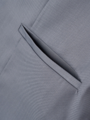 Áo Gile Trơn 4 Nút Form Slimfit AG036 Màu Xám Trắng