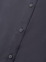 Áo Sơ Mi Regular Phối Màu SM129 Màu Xám Đậm