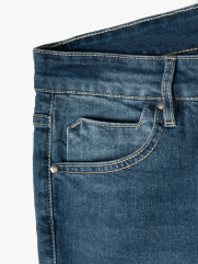 Quần Jeans Xanh Slimfit Rách QJ073 Màu Xanh