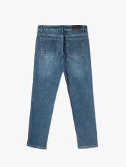 Quần Jeans Xanh Slimfit Rách QJ073 Màu Xanh