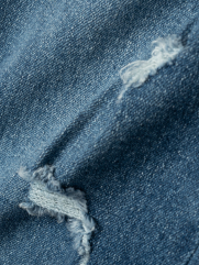 Quần Jeans Xanh Slimfit Rách QJ073 Màu Xanh