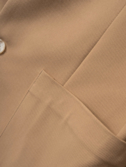 Áo Vest Trơn Regular Túi Đắp AV037 Màu Be