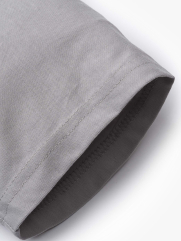 Áo Thun Regular In Thêu AT088 Màu Xám