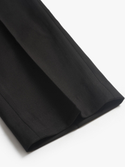 Quần Tây Trơn Vải Rayon Ít Nhăn Thêu 4MEN Premium Form Slimfit QT031 Màu Đen