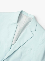 Áo Vest Trơn Linen Form Regular AV040 Màu Xanh Biển