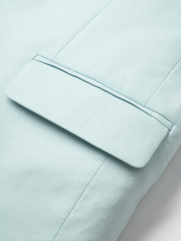 Áo Vest Trơn Linen Form Regular AV040 Màu Xanh Biển